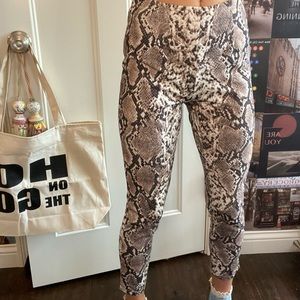 PRINCESS POLLY SNAKEPRINT PANTS
